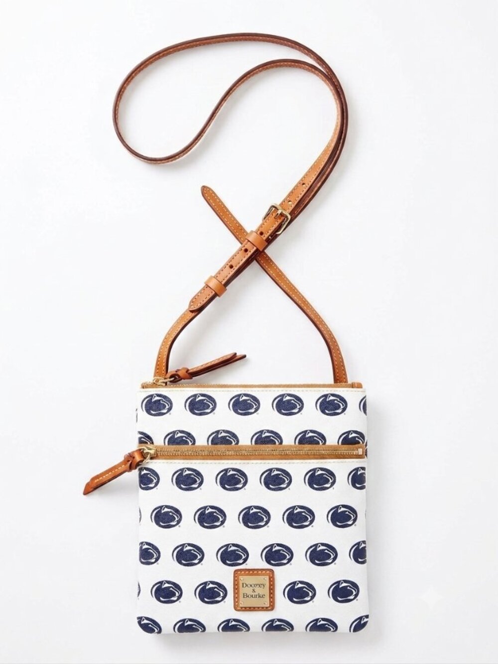 Dooney & Bourke Women's Womens Penn State Nittany Lions Zip Crossbody Bag NWT